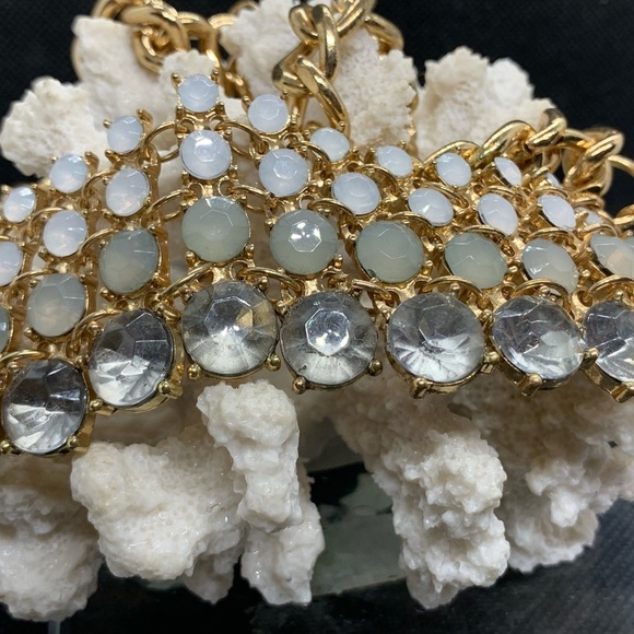 Boho Glam Rhinestone Statement Necklace - Picture 3 of 8